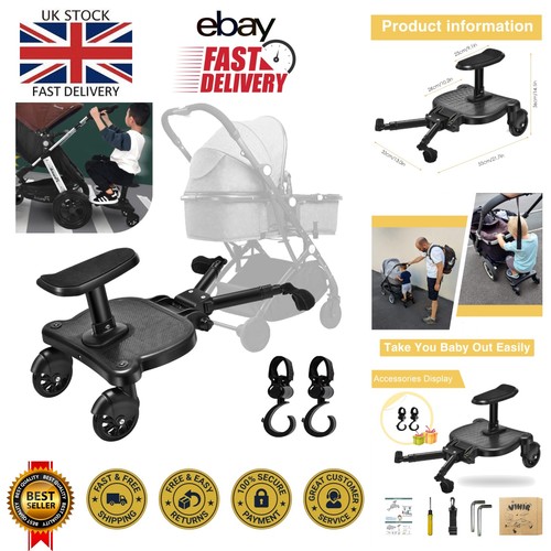 Universal buggy board with - board,